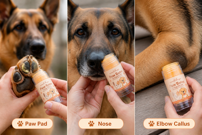 Velvet Touch multi-use on paw nose elbow