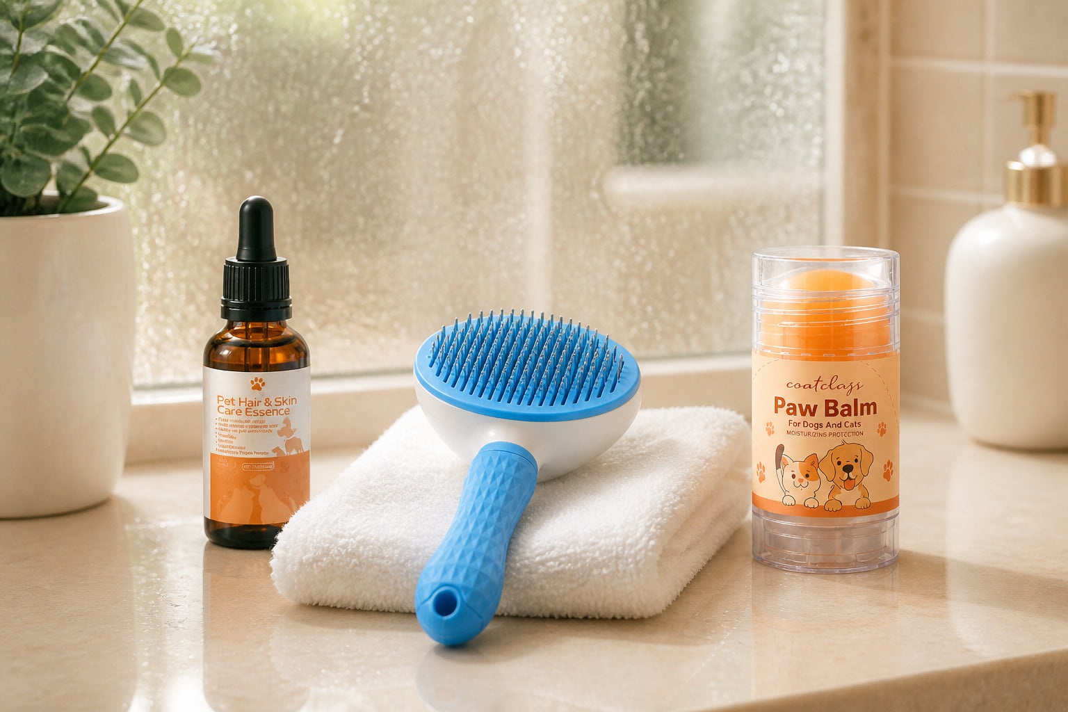 Complete coatclass grooming station setup